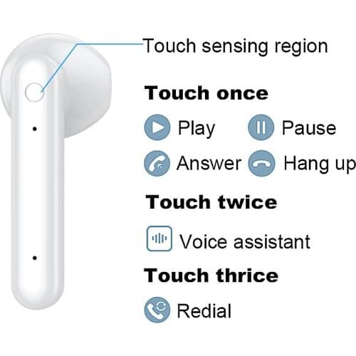 Kebidu TWS Bluetooth Headphones HandsFree Protable Noise Resolute Stereo Wireless Earphones Power Display For Xiaomi Huawei