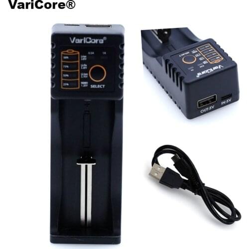 VariCore V10 1.2 V / 3V / 3.7V / 4.25 V18650/26650/18350/16340/18500/ AA AAA NiMH lithium Battery Charger