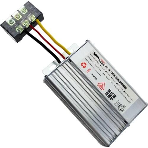 High power wide voltage Transformers DC buck converter Electric vehicle 48V-120V to 12V 20A 240W Air horn