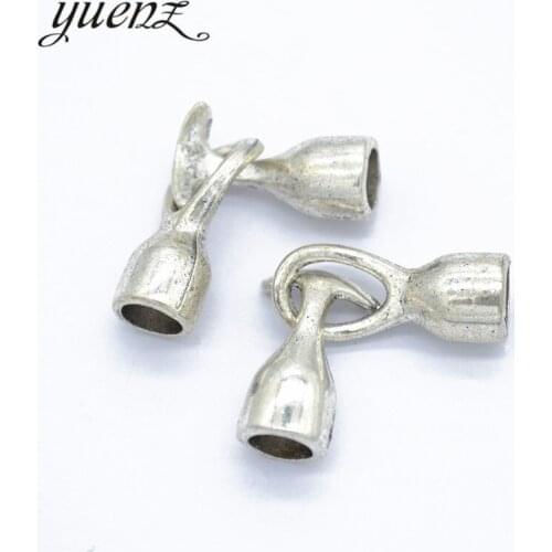 YuenZ 4 set Antique silver tone alloy toggle clasp hook metal connectors diy jewelry findings & accessories V222
