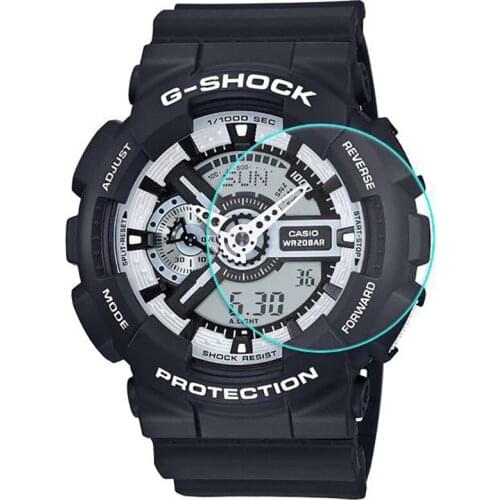 3Pcs For Casio GA100 GA110 Watch Protective Film Transparent for Casio Ga100/ 110 2.5D Tempered Glass Screen Protector