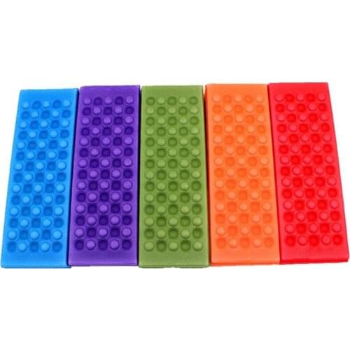 1pc Soft Portable Waterproof Picnic Cushion Seat Pad Outdoor Folding Beach Moisture-proof Foam Mattress Pad Camping Equipment