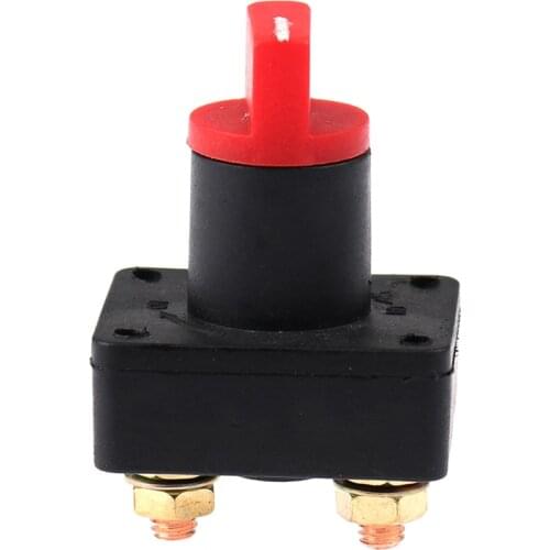1Pc Battery Disconnect Kill Selector Switch 60V 100A Master Disconnect Rotary Cut Off Isolator Kill Switch