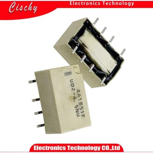 2PCS Relay UD2-5NU UD2-4.5NU UD2-12NU