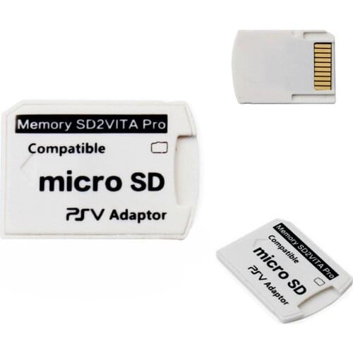 V6.0 SD2VITA PSVSD Memory Card Adapter For PSVita Henkaku 3.65 System 1000 2000 TF Card Converter Memory Card Is Not Included