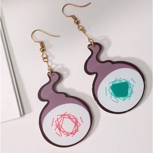 Toilet Bound Hanako Kun Yugi Amane Earrings Cosplay Acrylic Cute Wildfire Earring Ear Stud Costume Accessories
