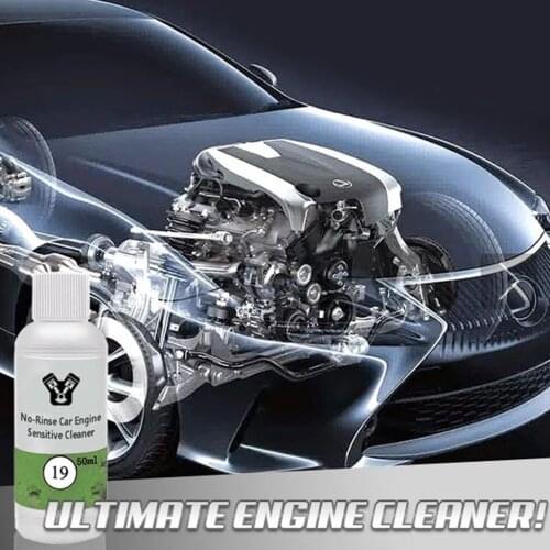 Car Accessories 50ml 1:8 Dilute with water=180ML Engine Compartment Cleaner Removes Heavy Oil Car Window Cleaner Cleaning 20Jan2