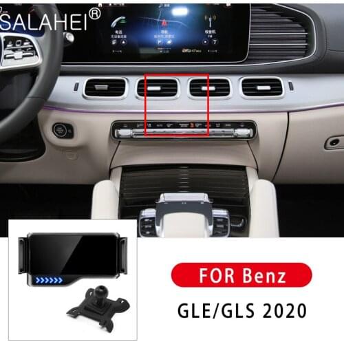 New Creative Car Phone Holder Air Outlet Snap-type For Benz 2020 GLE GLS Auto Induction GPS Bracket Car Accessories