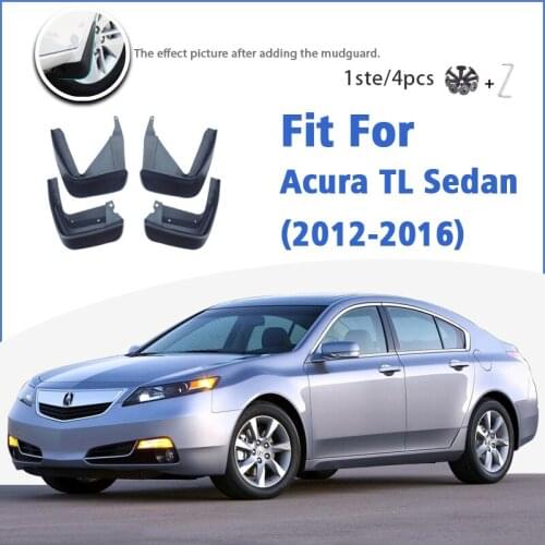 Mudguard For Acura TL Sedan 2012-2016 Front Rear 4pcs Mudflaps Mudguards Car Accessories Auto Styline Splash Guard Fender