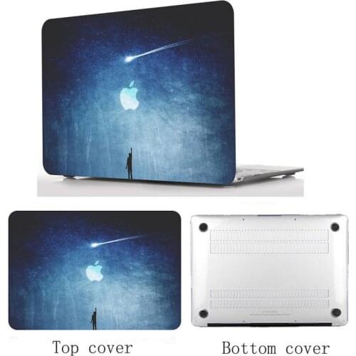 Tablet shell pouch color Printing Hard Case For Apple Macbook pro 13 15 Air 11 13 inch touch bar Retina 12 13 inch laptop case