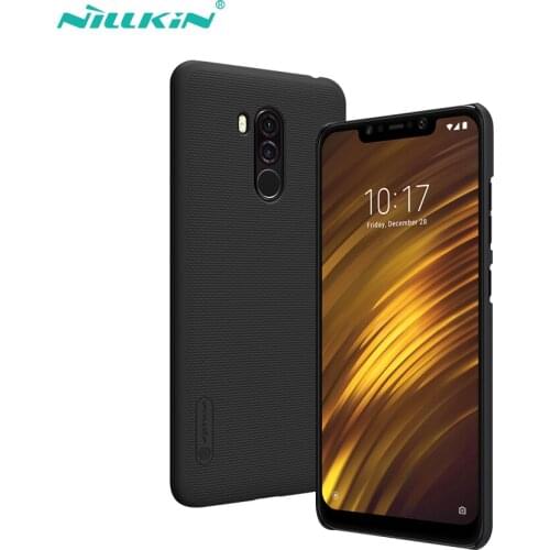 For Xiaomi Pocophone F1 Case 6.18'' NILLKIN Frosted PC Matte Hard Back Cover Protective Shell Poco F1 Fundas Cases Holder Gifts