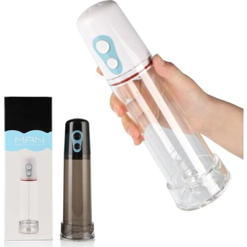 Electric Power Penis Pump Sex Toys For Men Penis Exercise Erection Enlarger Sex Vibrator Vacuum Penis Extender Delay Ejaculation