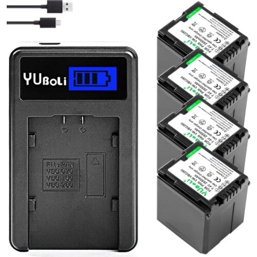VW-VBG260 VW VBG260 VBG130 VBG260 Battery for PANASONIC HDC-HS700 TM700 HS300 TM300 HS250 SD20 HS20 HDC-SDT750 SDR-H40
