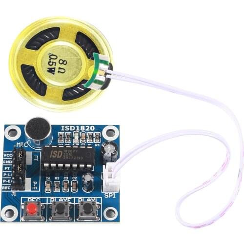 ISD1820 Voice Recording Recorder Module With Mic Sound Audio Loudspeaker