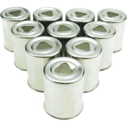 10PC/LOT Stainless Steel Triangle Hole Magnetron Caps for Microwave Replacement Parts for Microwave Ovens Copler Microondas Caps