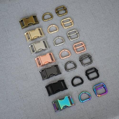 LOGO 1 Set 15mm/20mm/25mm/32mm Metal Clip Swivel Accessory 7 Colours Provide Laser Engraving Service Customize LOGO-3S-LXK