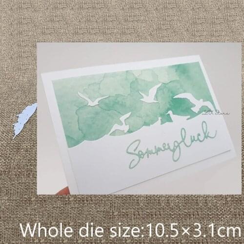 XLDesign Craft Metal Cutting Die cut dies Seagull bird edge decoration scrapbook Album Paper Card Craft Embossing die cuts