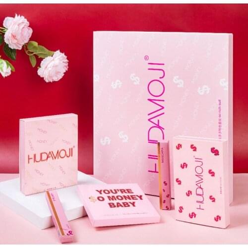 13PCS Makeup Set, Lipstick, Lip Glaze, Eyeshadow, Mascara And Eyeliner 5 In 1 Set Waterproof Easy To Wear Moisturizer TSLM2