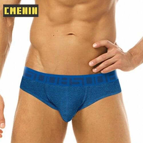 2021 New Cotton Gay Panties Jockstrap Mens Briefs Comfortable Innerwear Sexy Man Underwear Brief Men Underpants Penis BS3123