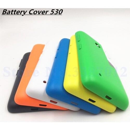 New For Nokia Lumia 530 N530 Battery Back Cover Replacement With Sde Button
