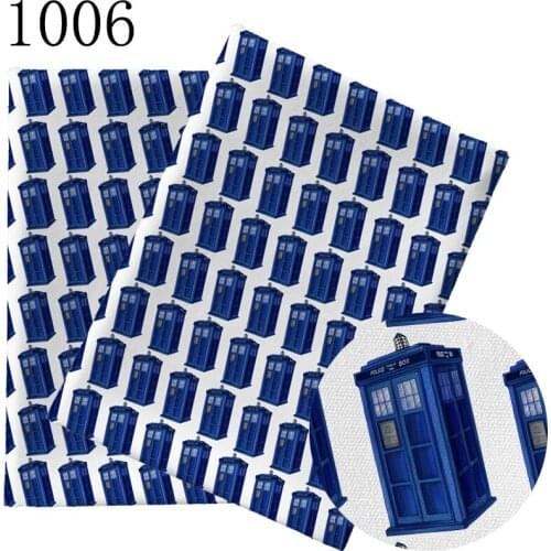 Half yard 45X145cm shopping bag fabric Print Polyester cotton DIY Material Pillow Hat sofa kird mask Handmade 1006