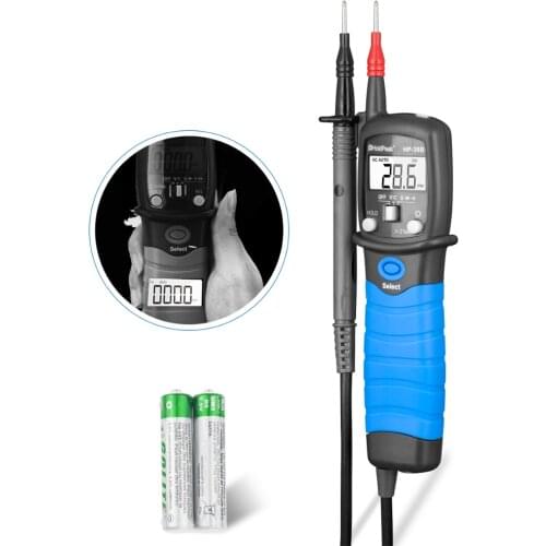 HoldPeak HP-38B Precision Digital Multimeter Pen Type Meter Auto Range LCD Professional AC/DC Voltage Electronic Diode Tester