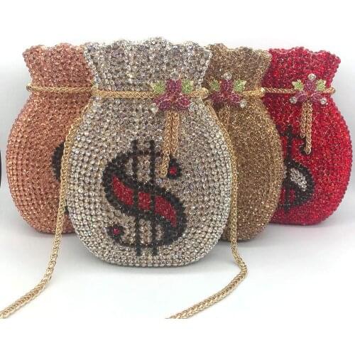 Bag For Women New Style Purse Bag of Cash Bags Women Crystal Clutch Evening Purses and Handbags Party Dinner Evening Bag