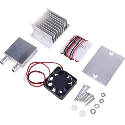 DIY Kit Thermoelectric Peltier Refrigeration Cooling System Cooler Fan TEC1-12706 HHO Thermal Grease Heat radiating coolant