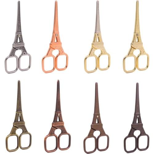 Vintage Eiffel Tower Tailor Scissors Antique Craft Embroidery Trimming Scissors Sewing Shears Embroidery Needlework Scissors