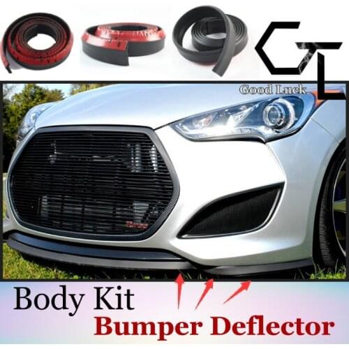 Automotive Body Modification Parts / Auto Refitting Accessories / Spoilers Lip Tapes For Hyundai / Anti-Collision Bumper Lip