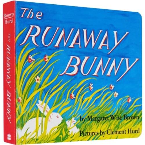 The Runaway Bunny Hard Cover English Bedtime Story Picture Book Coloring Board Card Books for Baby Kids Parents Children Reading