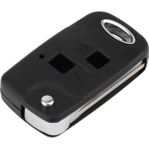 1PC 2 Button Car Remote Flip Key Fob Case for Toyota for Corolla for Celica for Rav 4 for Yaris modifications E43