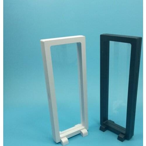 100pcs Jewelry Display Framed White/Black Elastic Membrane Floating Jewellery Storage Case Necklace Pendant Stand Holder ZA5565