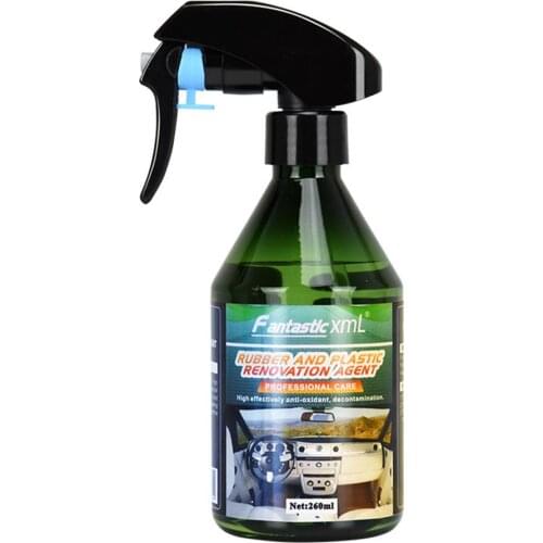 260ml Car Interior Rubber And Plastic Retreading Polish Spray Rubber Renovation Agent Nano Coating Automotive Cleaning Agent