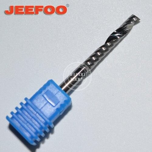 4*25 Solid Carbide Single Flute Sprial Bitwith Germany K55/CNC Router Bits With Nice Effect Cutting A Series