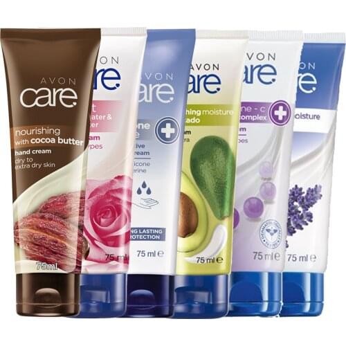 5 pcs hand cream Lavender Cocoa Avocado Rose Fragrant C Vitamin Glycerine Hand Cream Package