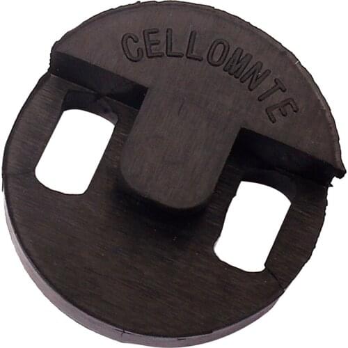 Acoustic Round Black Rubber Bridge Practice Mute Silencer For Cello Strings