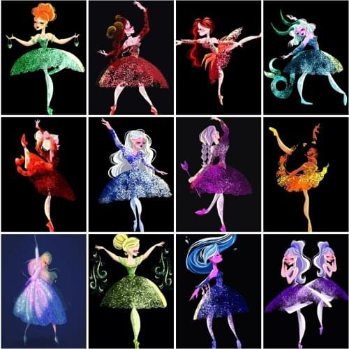 AZQSD 5D DIY Diamond Painting Constellation Girl Handicraft Diamond Embroidery Landscape Mosaic Full Kits Home Decoration