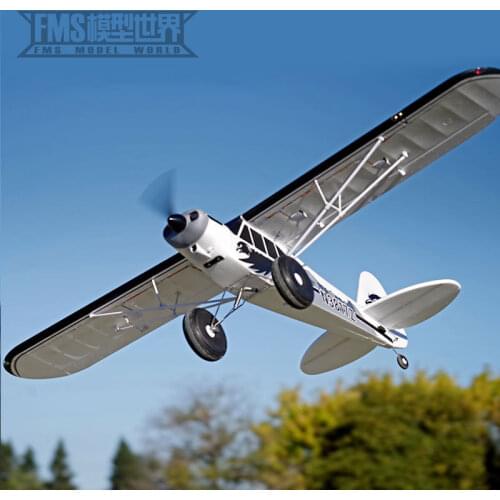FMS Model 1700mm Giant Scale RC Airplane PA-18 J3 Piper Super Cub Trainer Plane Model