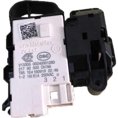 ZV-447 Time Delay Switch Door Lock For Haier Drum Washing Machine 0024000128A/0024000128D Repair Parts Replacement Accessories