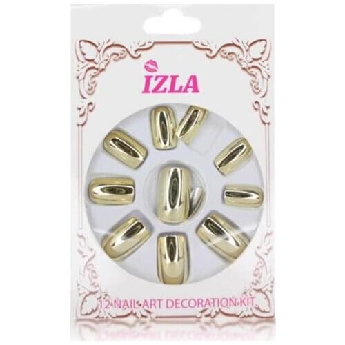 İzla Takma Tırnak Seti Gold Renk