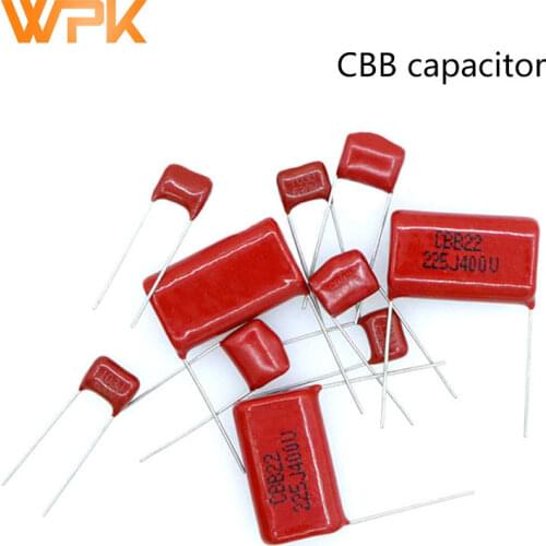 CBB capacitor 100V 63v 250v 400V 630V 104J 0.1uf 100nF 105 2.2UF 10Pcs