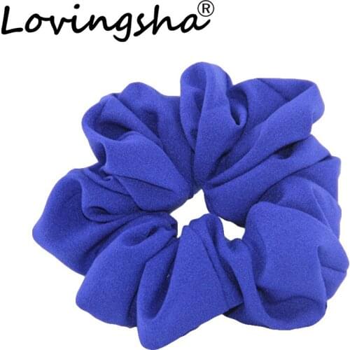 LOVINGSHA Light Color Women Hair Accessories Ladies Hair Tie Scrunchie Fashion Female Girl Ponytail Hair Holder Rope CHD008