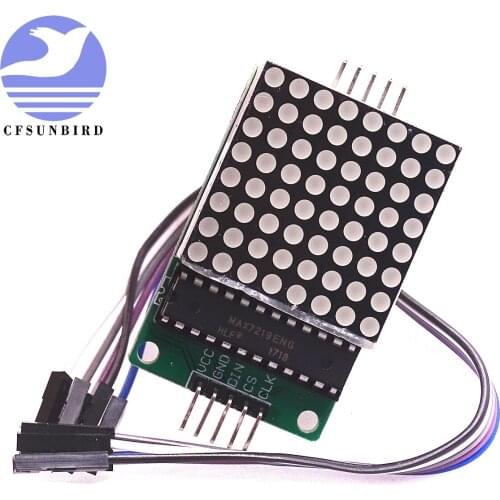 Dot matrix display module MAX7219 single-chip control module DIY kit for arduino