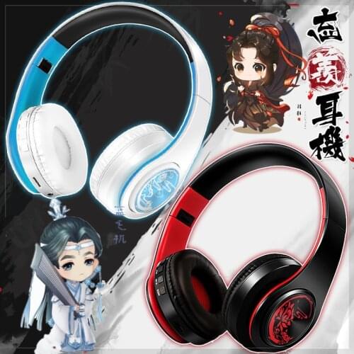 Mo Dao Zu Shi Cosplay Wireless Headphone Grandmaster of Demonic Cultivation Wei Wuxian Lan Wangji Bluetooth Hi-Fi Stereo Headset