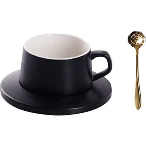 Nordic Reusable Coffee Cup Set Espresso Cups Water Fine Bone China Cup Cute Cappuccino Cup Christmas Crockery Home 50T019