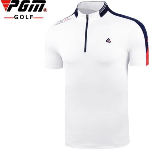 Men Golf Apparel Short Sleeve T Shirt Summer Clothing Leisure Male Wear Competition Sports Shirts Ball Suit Breathable Quick Dry