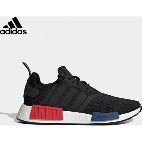 Original adidas Nmd _ R1 Men Black Sport Shoes GZ7922 Adidas Men 'S Black Sneaker