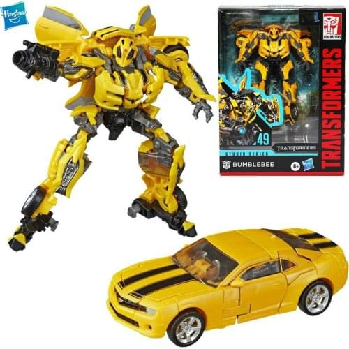 Original Hasbro Transformers Studio Series Deluxe Class Movie SS49 Bumblebee Car Toys Transformers Toys for Children