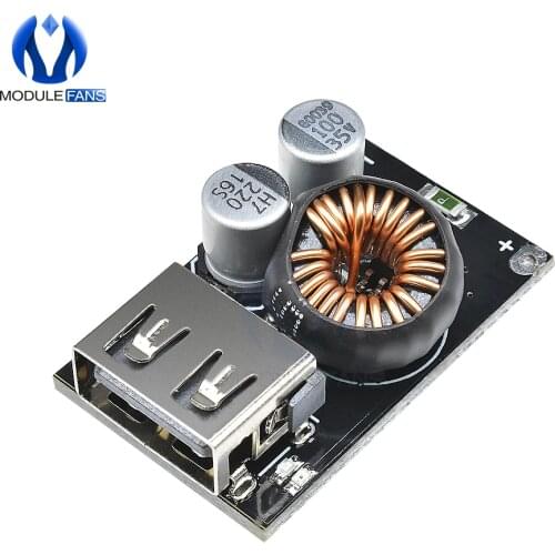 QC2.0 QC3.0 Fast Quick Charger USB Module Board High Efficiency DC-DC Step Down Buck Converter 10V-32V To 3.8V-12V Mobile Phone